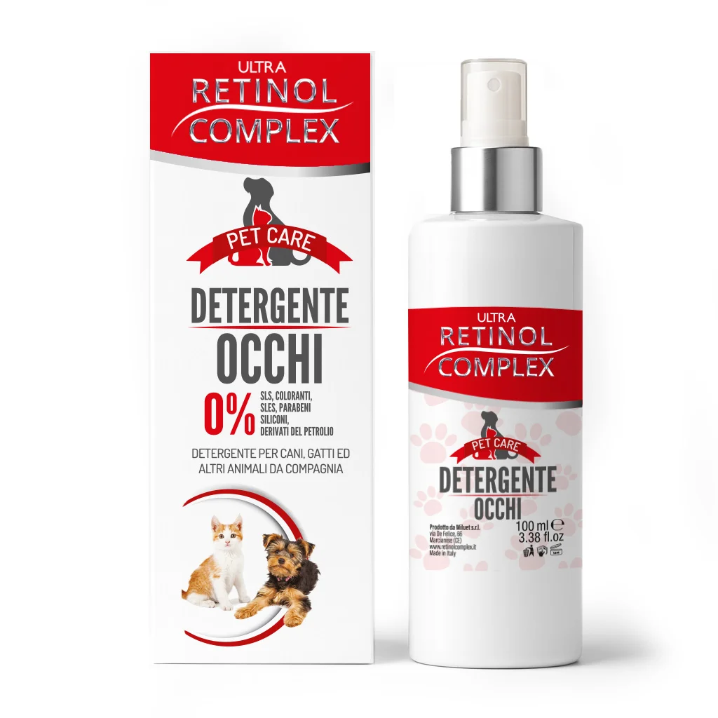 LIMPIADOR DE OJOS PARA MASCOTAS 100ML – RETINOL COMPLEX