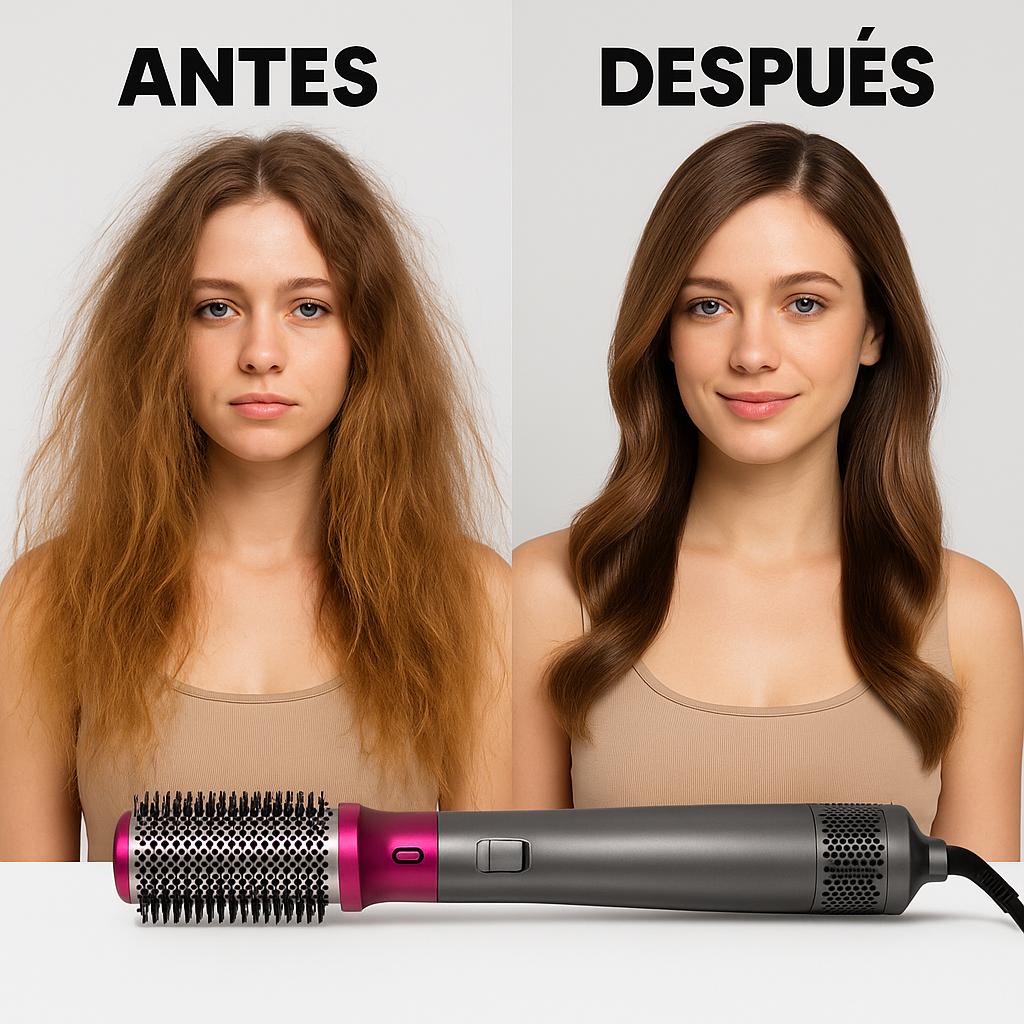 ¡CEPILLO PROFESIONAL AIRSTYLER PRO 5 EN 1 💁‍♀️🔥! (Cabello perfecto en minutos)
