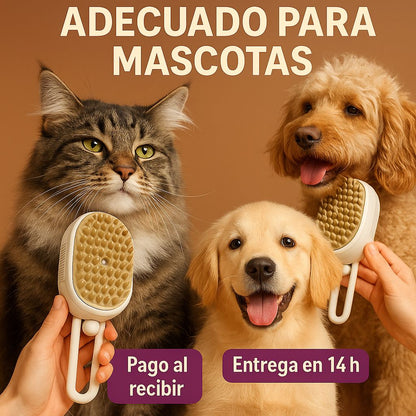 ¡Cepillo Vapor Pro Spa para Mascotas! ( 🐱 Cuidado profundo para tu mascota 🐶)  🔥