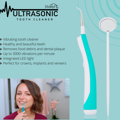 Limpiador Dental con Vibración de Alta Frecuencia para Limpieza Profunda y Efectiva