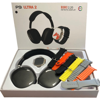 ¡SmartPack Pro : SmartWatch Ultra + Auriculares Pro X + Incluye 7 Correas! 🔥